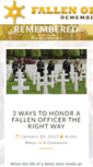 Mobile Screenshot of fallenofficersremembered.org