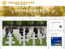 Tablet Screenshot of fallenofficersremembered.org